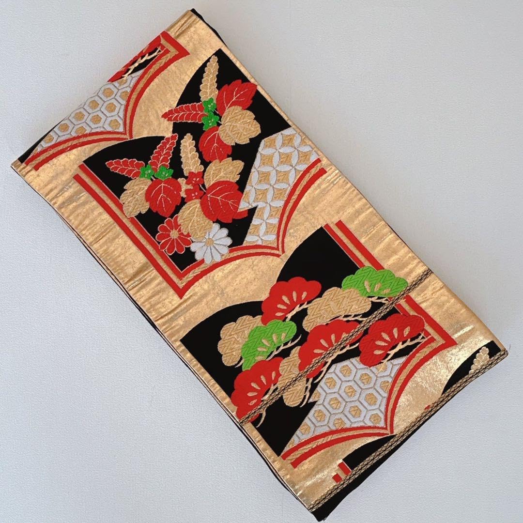 セット 七五三 7歳女の子 2024 長着＆袖なし長襦袢＆帯＆小物 朱 四角